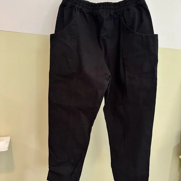 Elizabeth Suzann Black Clyde Work Pants - Picture 1 of 3